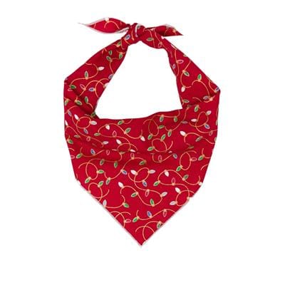 Red Lights Holiday Dog Bandana