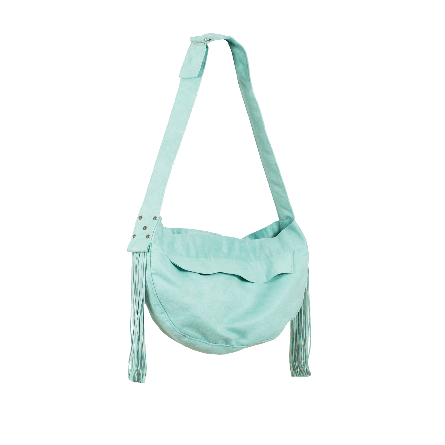 Mint Cuddle Carrier with Fringe