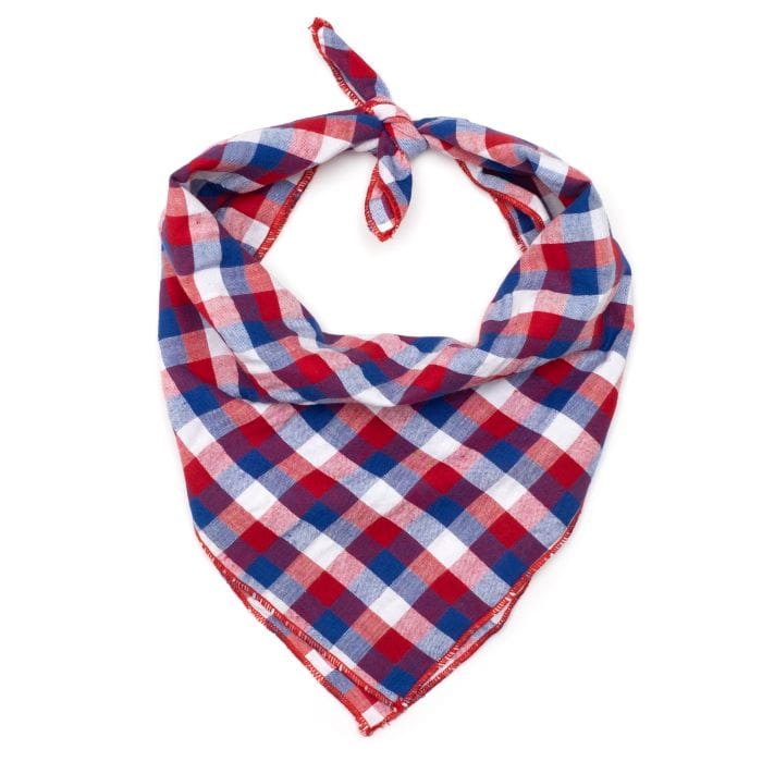 Red/White/Blue Check Bandana