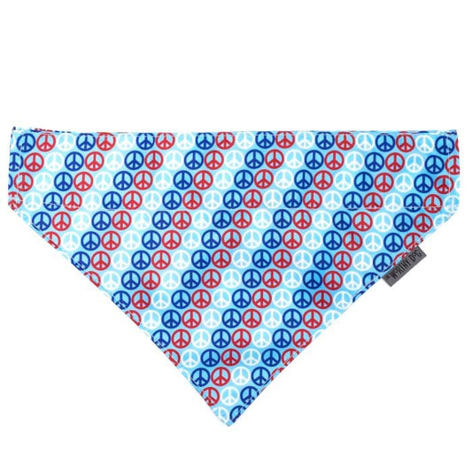 Red, White, and Blue Peace Bandana