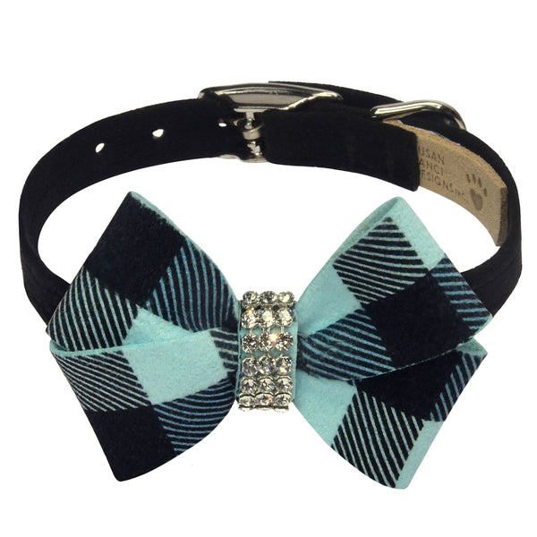 Tiffi Gingham Nouveau Bow Collar