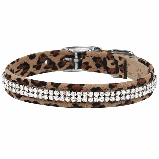 Cheetah Couture 2 Row Giltmore Collar