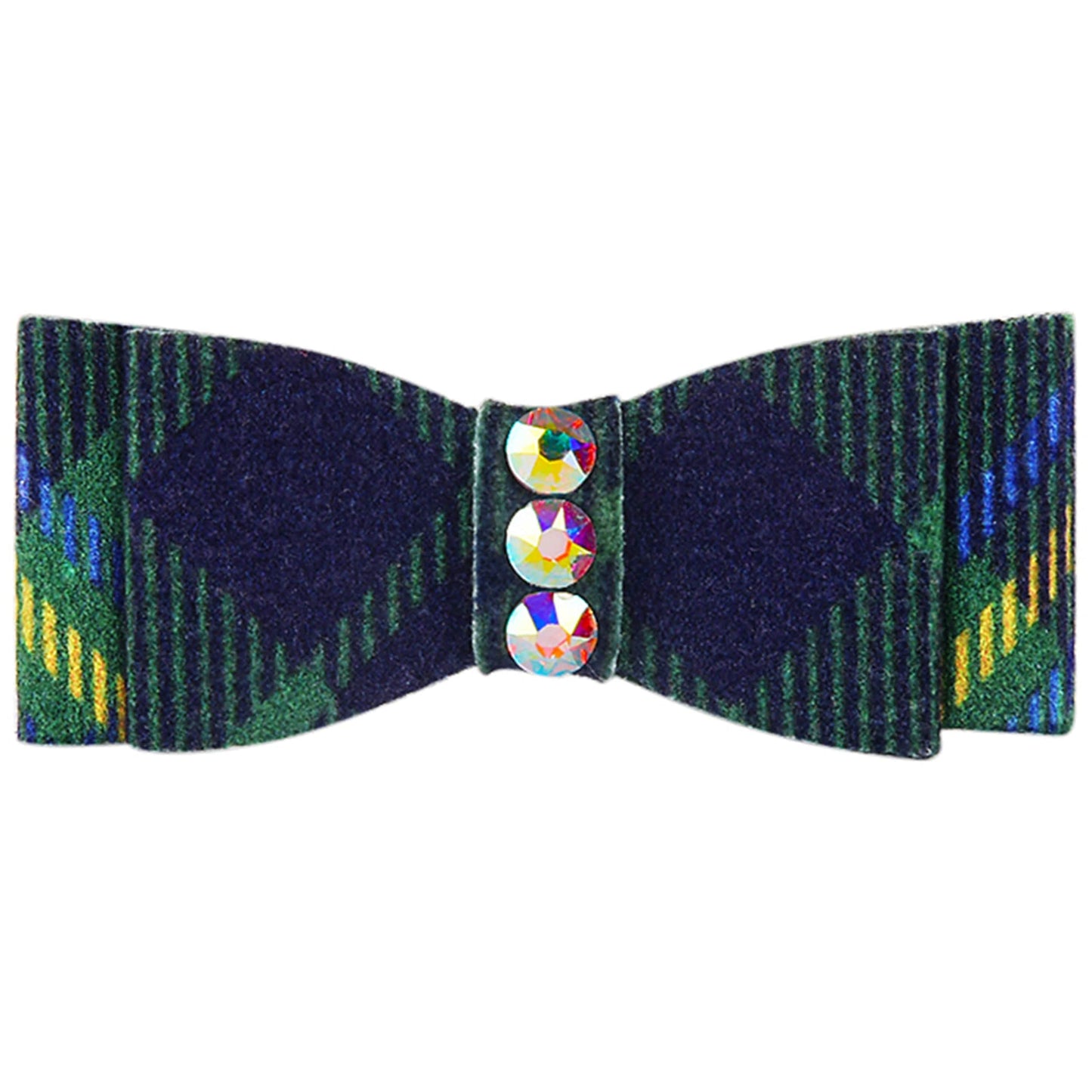 Scotty Plaid Plain Hair Bow