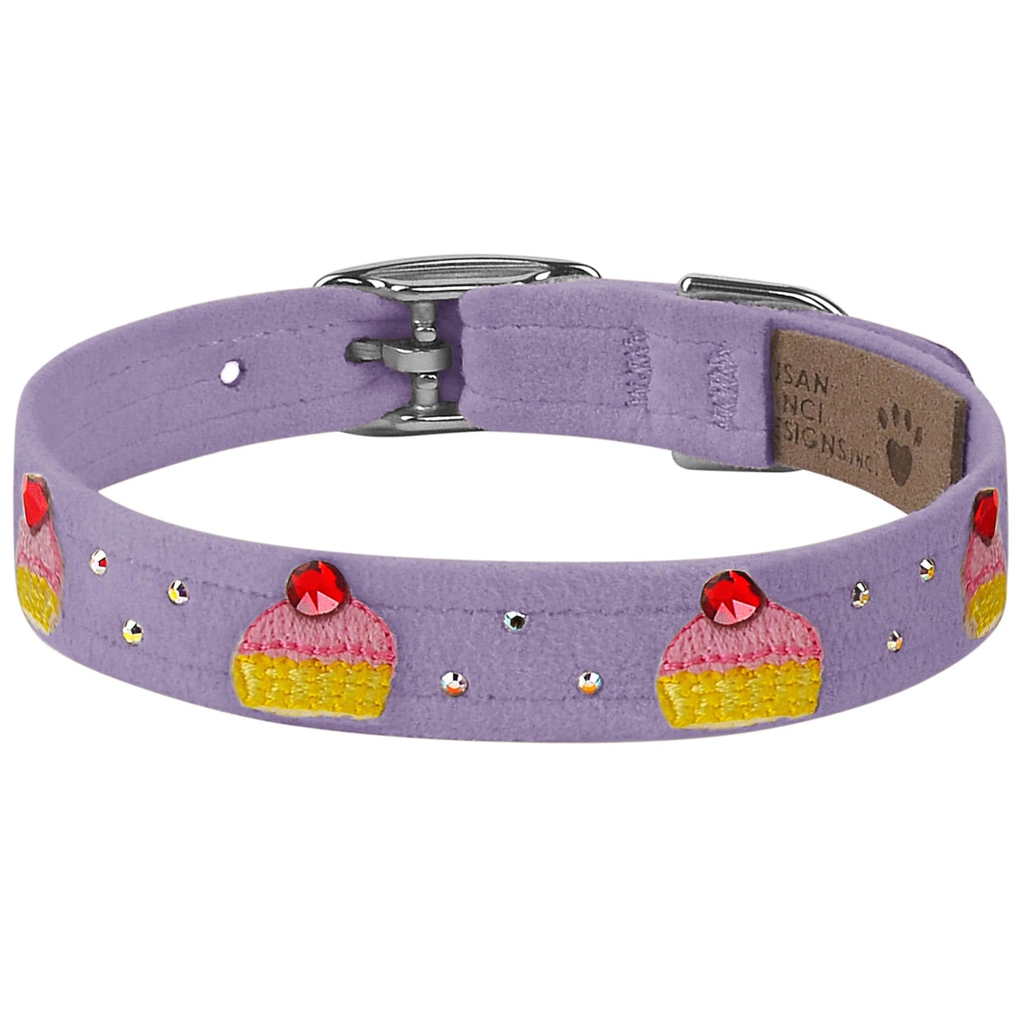 Embroidered Cupcake Collar