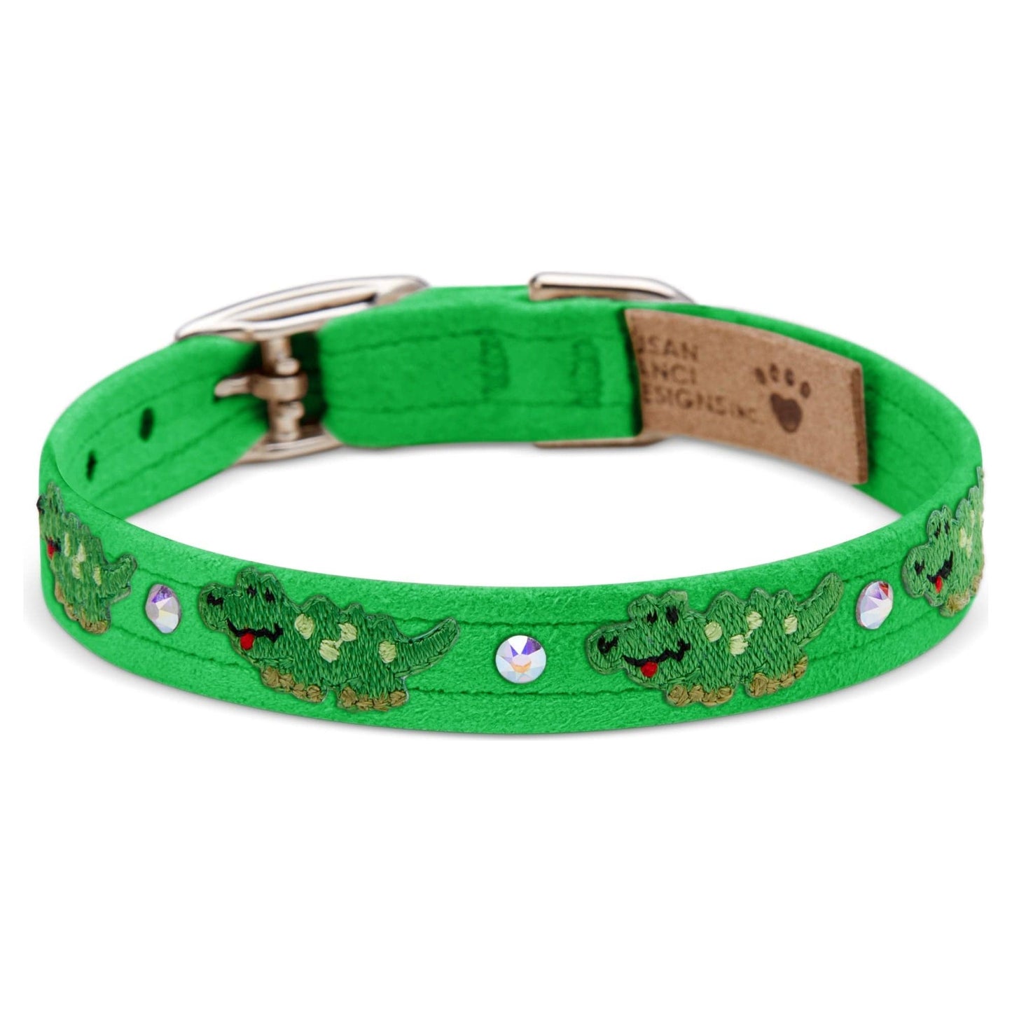 Embroidered Alligators Collar