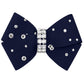 Nouveau Bow Hair Bow with Silver Stardust