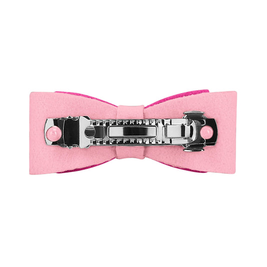 Pink is Love 2022 Pink Crystal Rocks Hair Bow