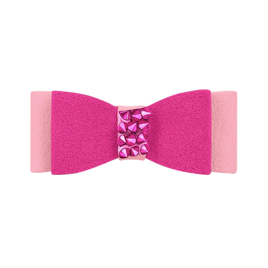 Pink is Love 2022 Pink Crystal Rocks Hair Bow