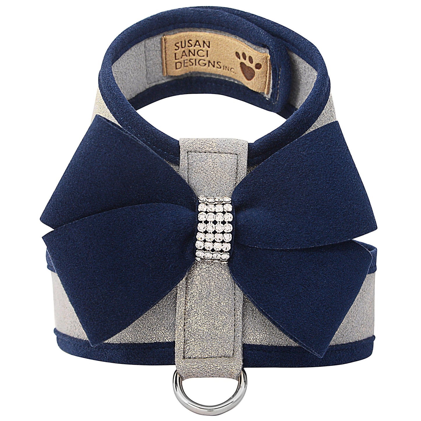 Indigo Nouveau Bow Tinkie Harness with Indigo Trim