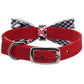 Giltmore Classic Glen Houndstooth Bow Tie 1/2" Collar