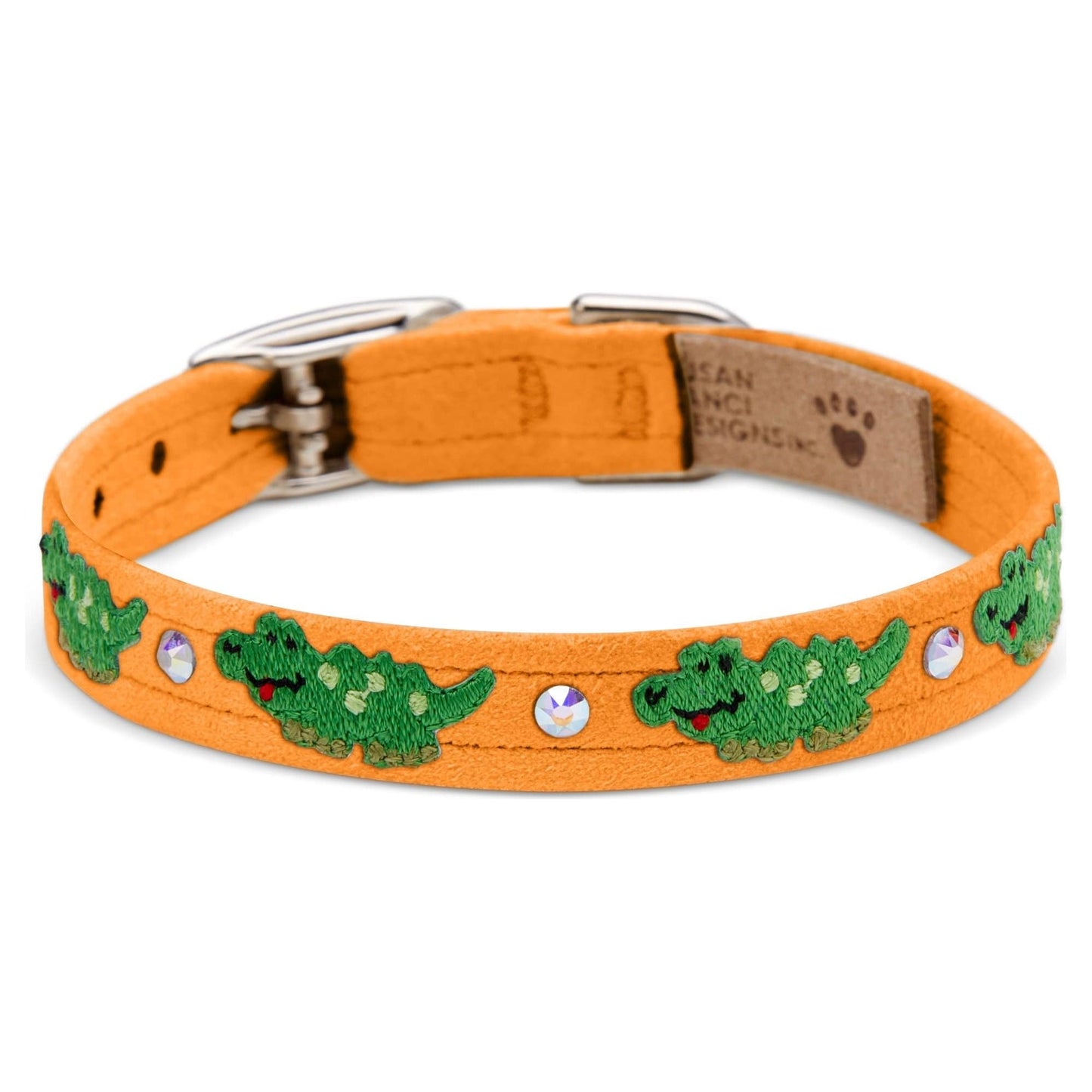 Embroidered Alligators Collar