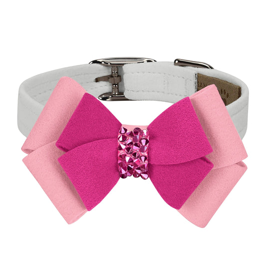 Pink is Love 2022 Double Nouveau Bow 1/2" Collar