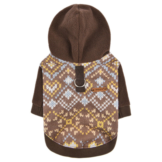 SKADI DOG HOODIE - BROWN