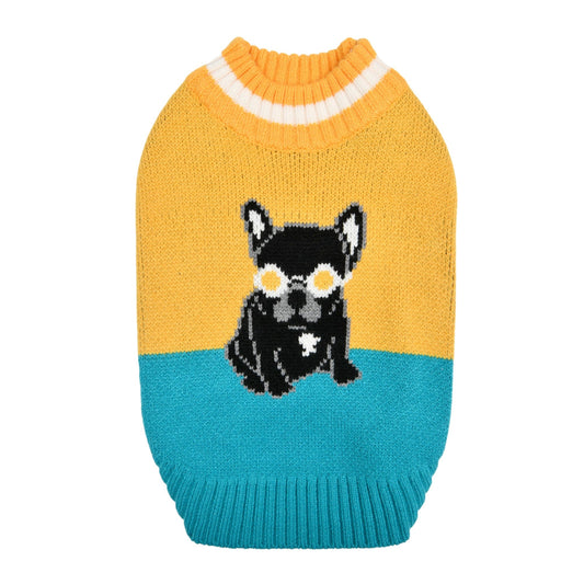 BRUNO DOG SWEATER - YELLOW