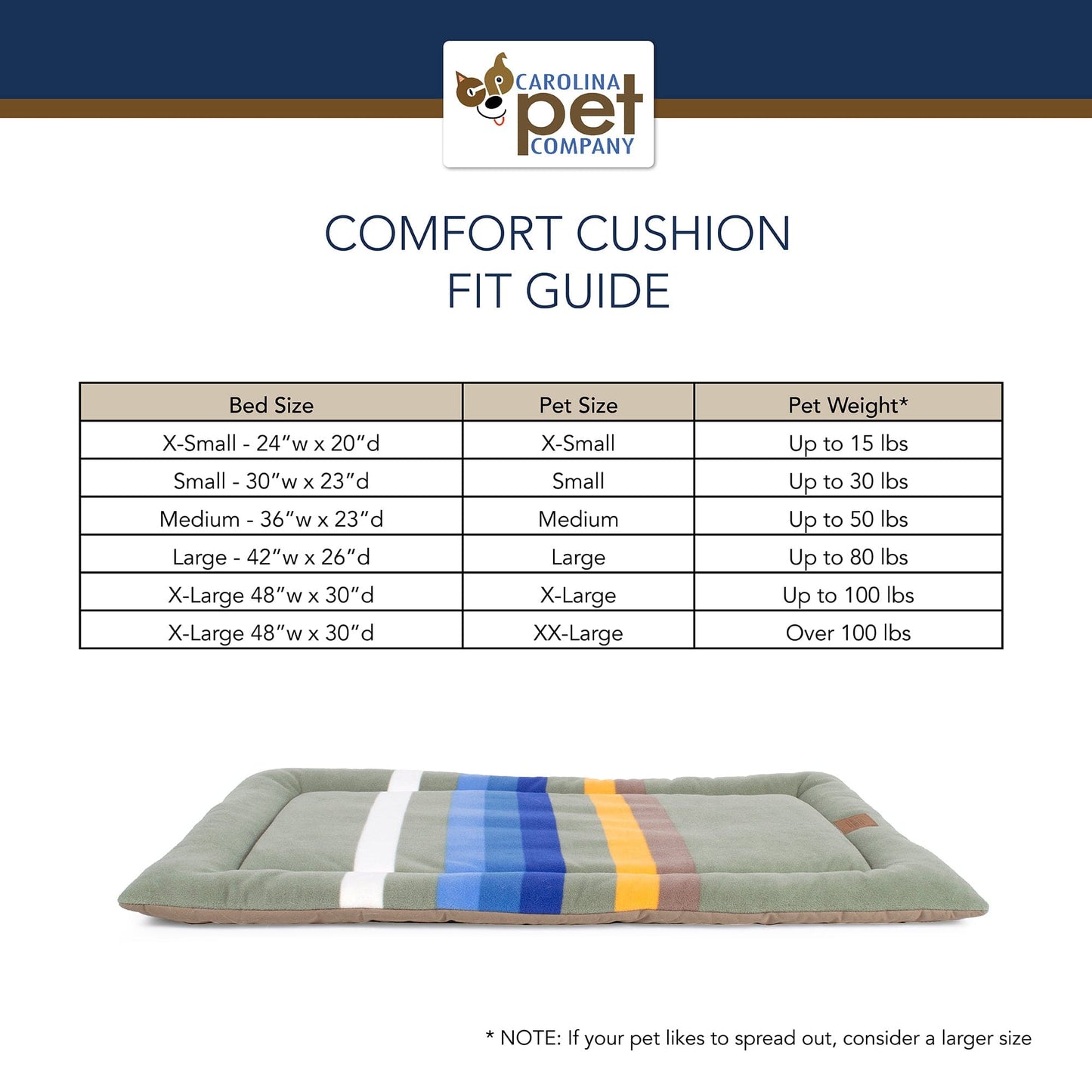 Pendleton Pet National Park Comfort Cushion - Grand Canyon