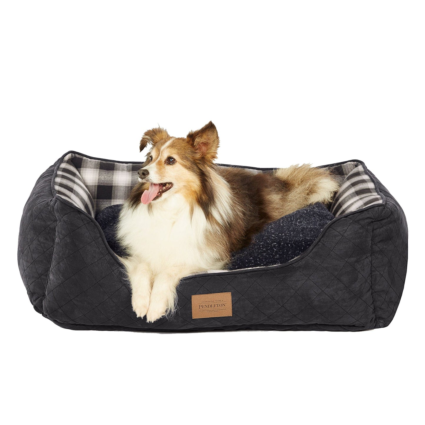 Pendleton Pet Classics Kuddler - Charcoal Ombre Plaid