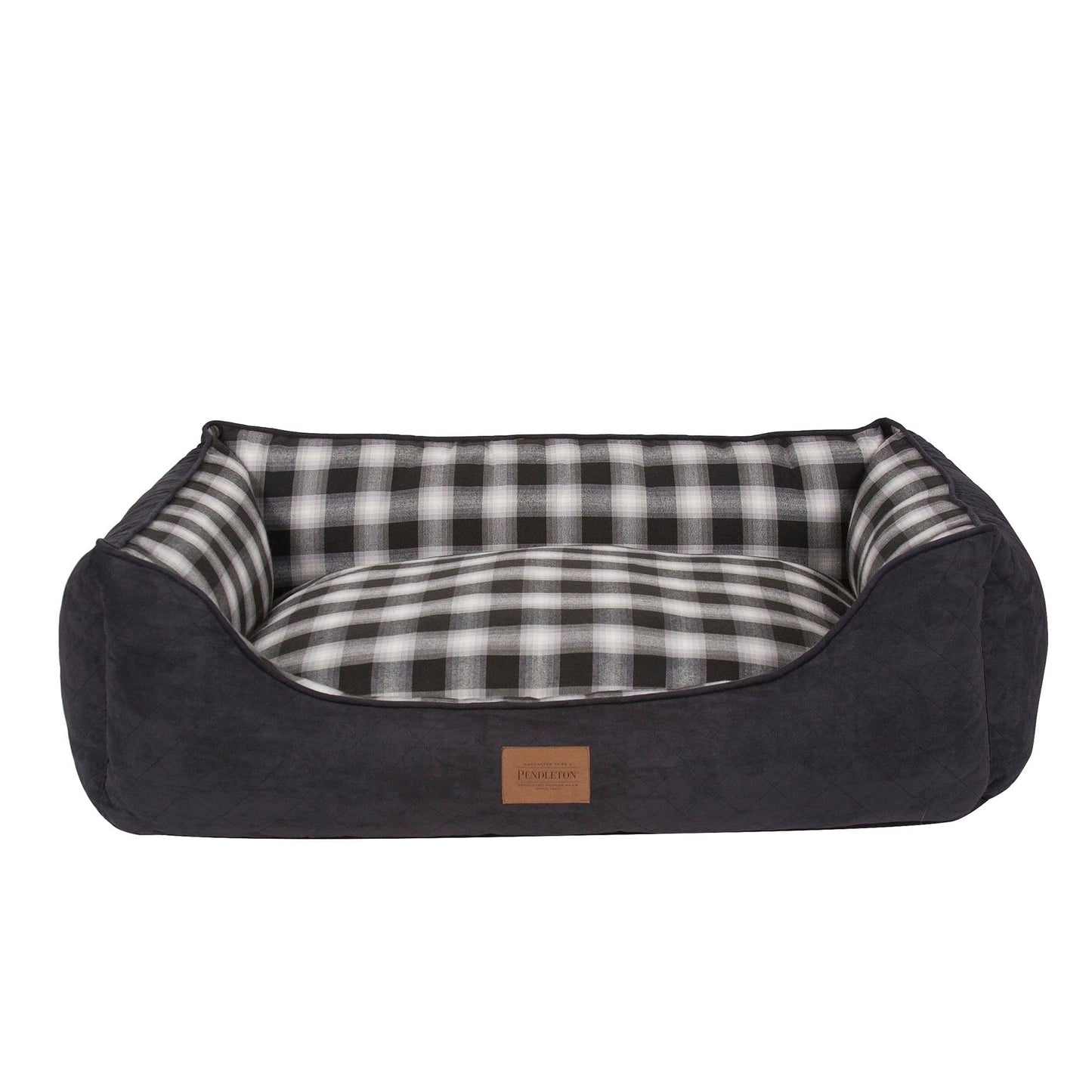 Pendleton Pet Classics Kuddler - Charcoal Ombre Plaid