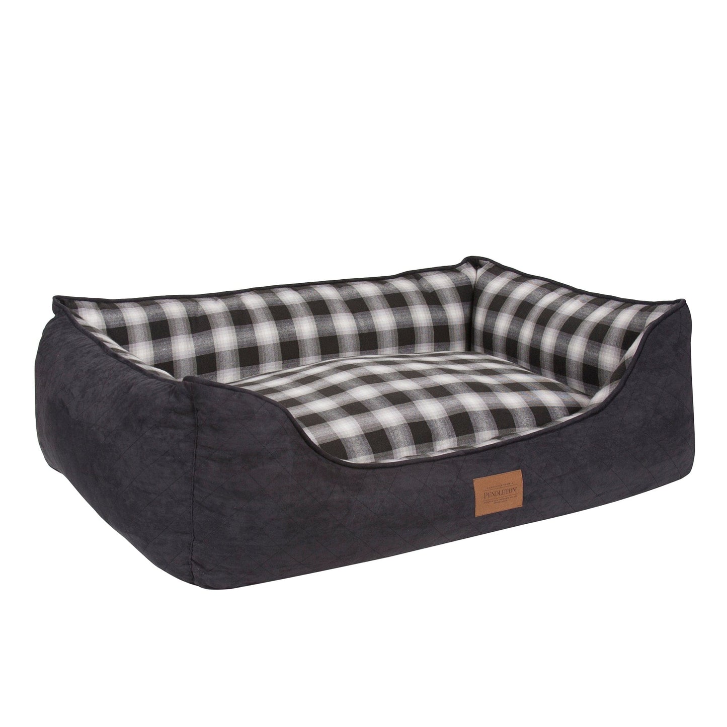 Pendleton Pet Classics Kuddler - Charcoal Ombre Plaid