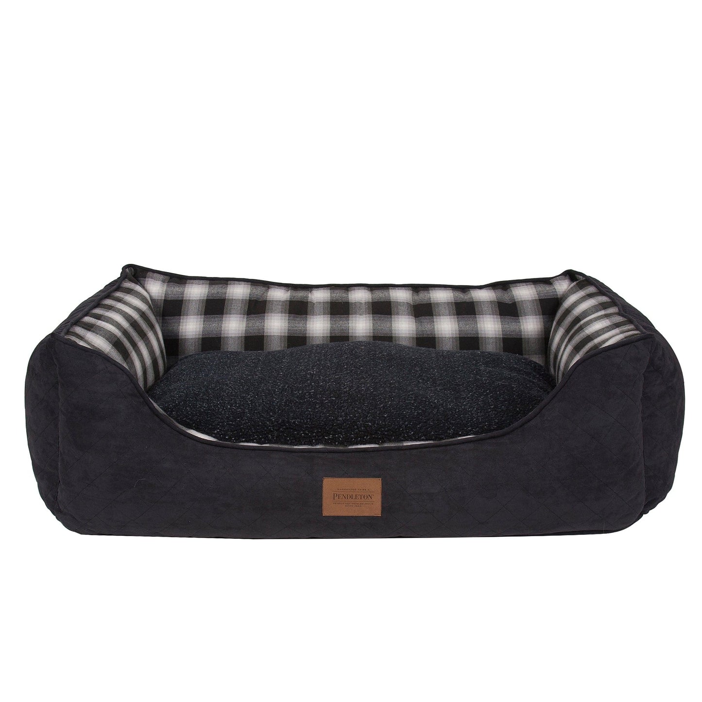 Pendleton Pet Classics Kuddler - Charcoal Ombre Plaid