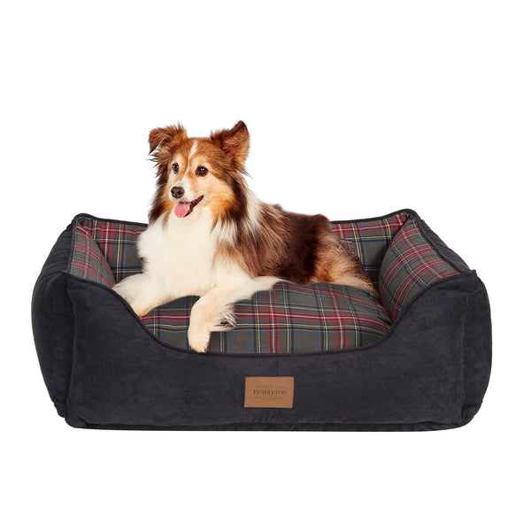 Pendleton Pet Classics Kuddler - Grey Stewart Tartan Plaid