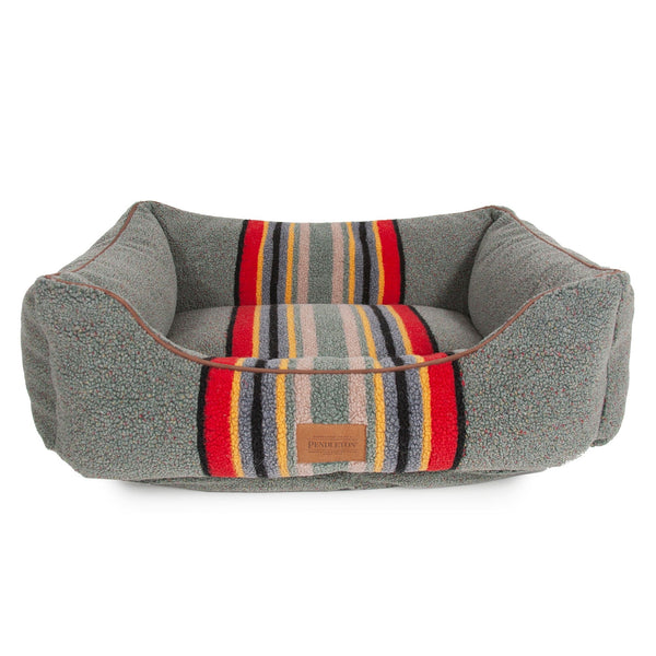 Pendleton Pet Vintage Camp Kuddler Dog Bed  - Heather Green