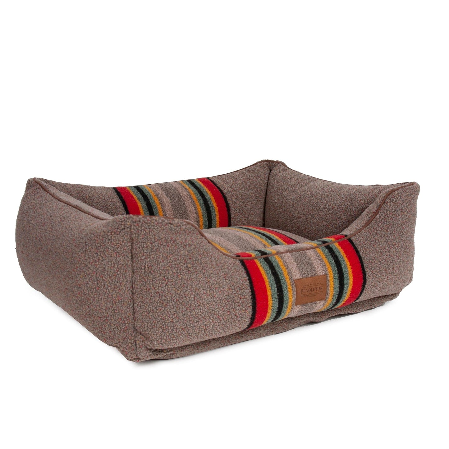 Pendleton Pet Vintage Camp Kuddler Dog Bed  - Mineral Umber