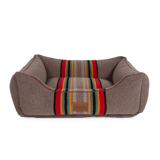 Pendleton Pet Vintage Camp Kuddler Dog Bed  - Mineral Umber