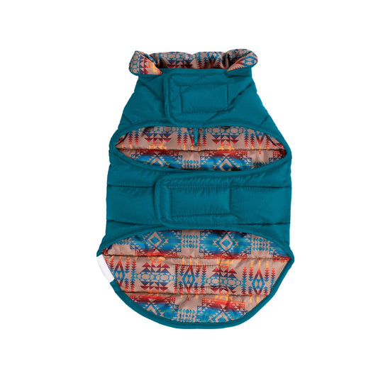 Pendleton Pet Puffer Coat Pilot Rock - Teal