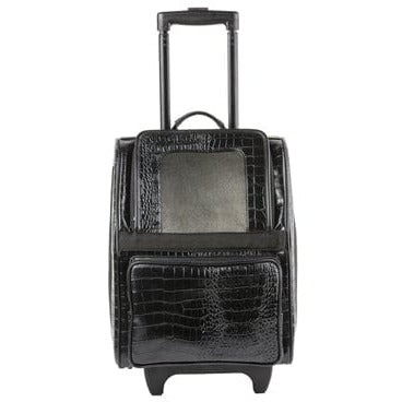 Rio Bag On Wheels - Black Croco