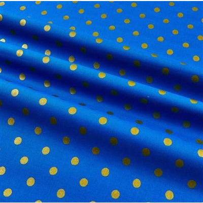 Birthday Boy Dog Bandana - Blue and Yellow Polka Dots