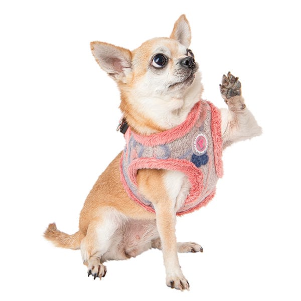 Freesia Vest Dog Harness - Indian Pink