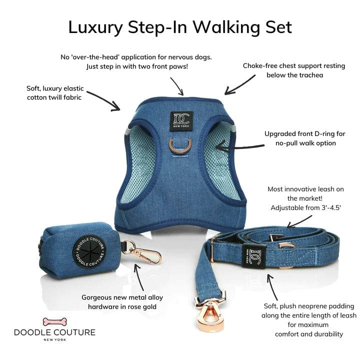 Blue Jean Baby Luxury Walking Set