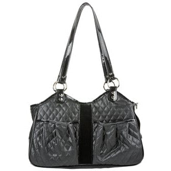 Metro Black Quilted Luxe Bag