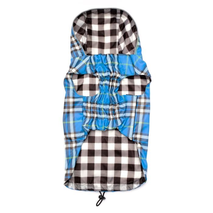 Plaid London Raincoat - Blue