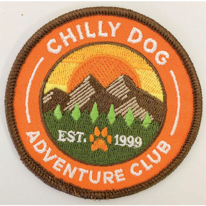 Adventure Club Patch Wool Dog Sweater