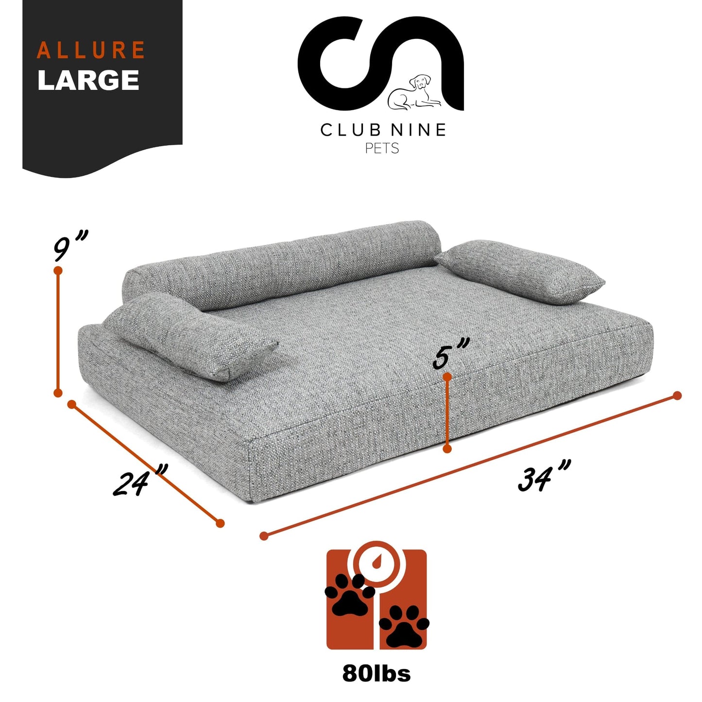 Allure Orthopedic Dog Bed