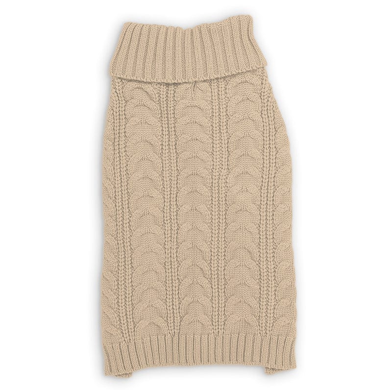 Classic Beige Dog Sweater