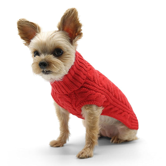 Classic Red Dog Sweater