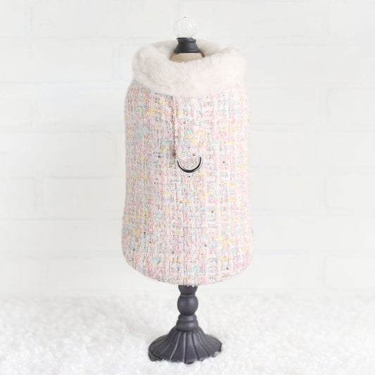 Chantel Tweed Dog Coat Candy