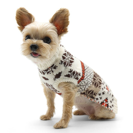 Cozy Fair Isle Dog Sweater