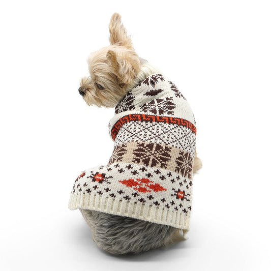 Cozy Fair Isle Dog Sweater