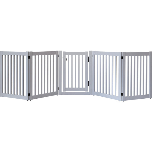 Highlander 5-Panel Walk-Through Pet Gate