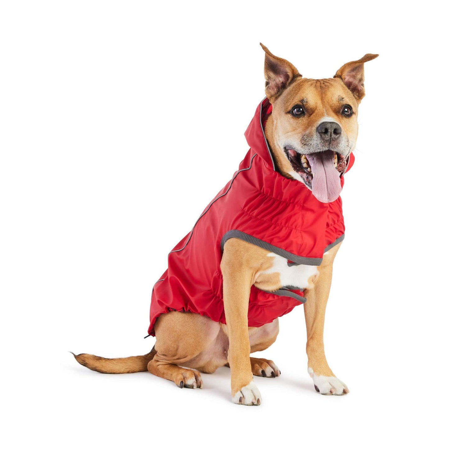 GF Pet - Reversible Elasto-Fit Raincoat - Red/Red