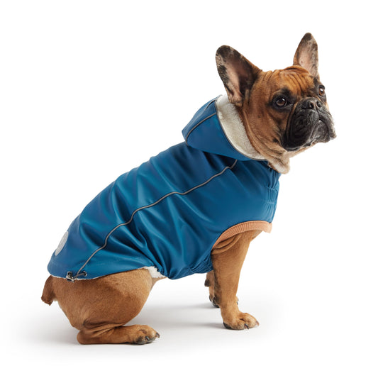 GF Pets Insulated Raincoat - Dark Blue