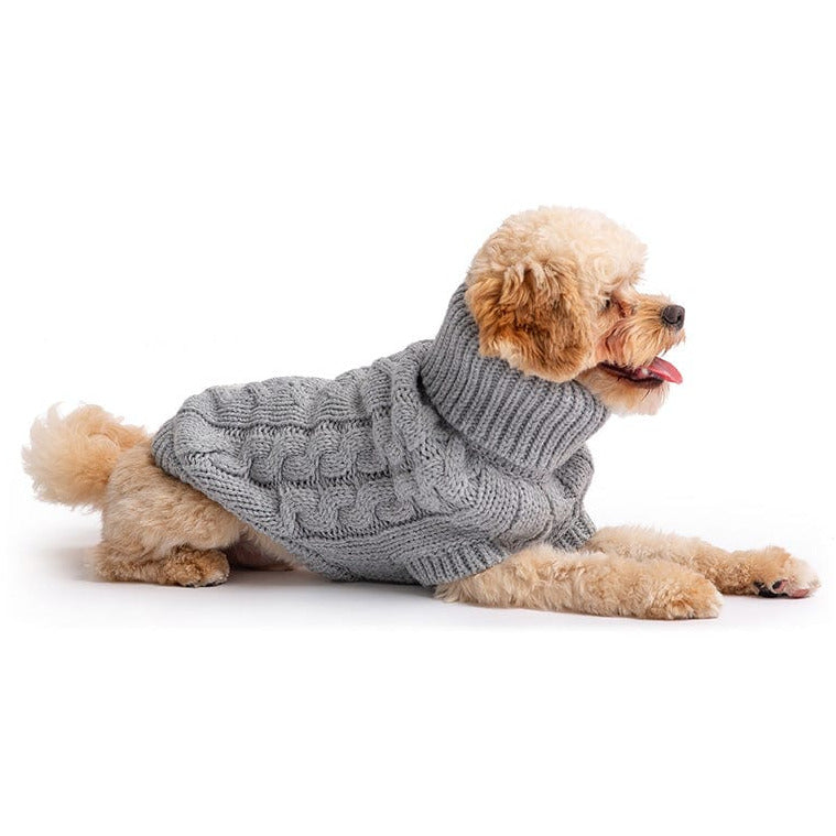 GF Pets Chalet Dog Sweater - Grey