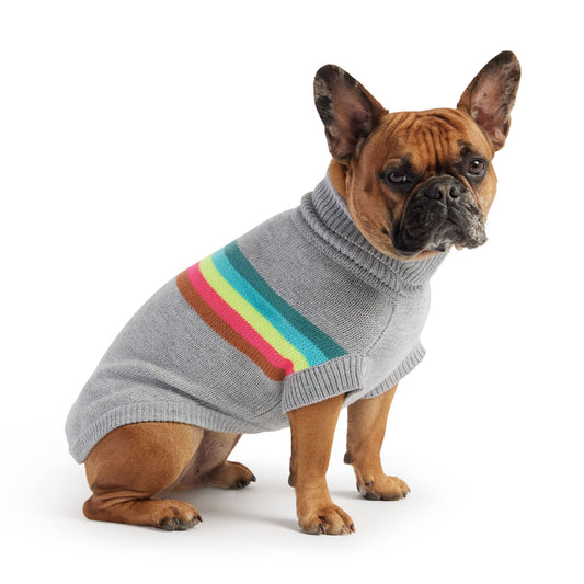 GF Pet - Retro Sweater - Grey Mix