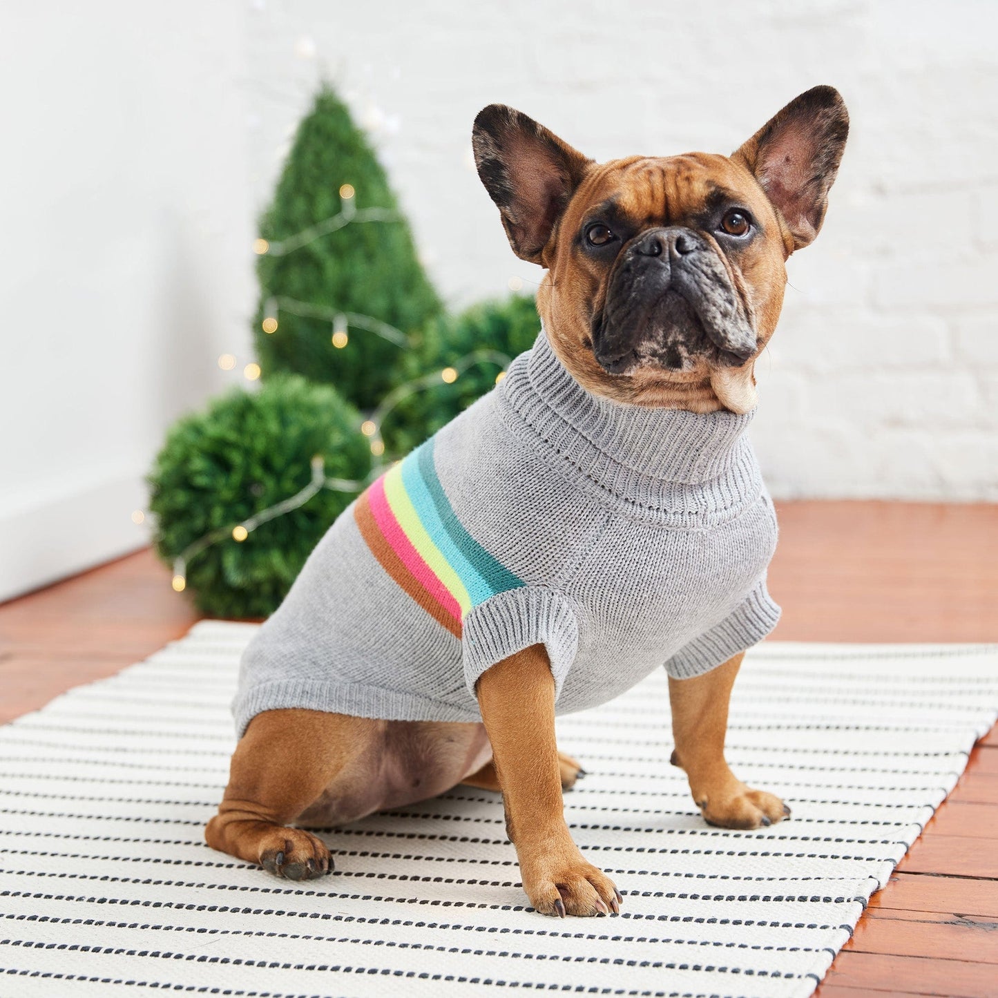 GF Pet - Retro Sweater - Grey Mix