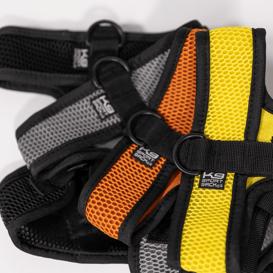 K9 Sport Harness with Optional Custom Embroidery Gray