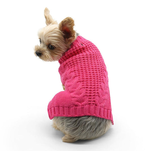 Classic Pink Dog Sweater