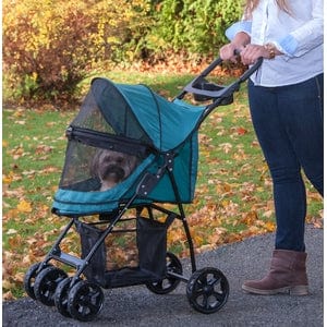 Pet Gear Happy Trails No-Zip Lite Strollers- Juniper